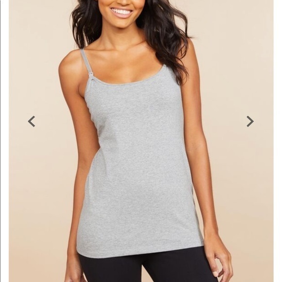 Motherhood Maternity Clip Down Nursing Cami Grey Size XL - Picture 1 of 6
